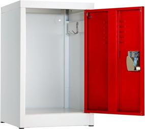 img 3 attached to Secure and Durable AdirOffice Steel Metal Locker for Lab & Scientific Storage