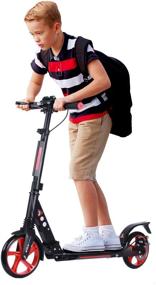 img 3 attached to 🛴 Height Adjustable Kick Scooters for Kids 8 Years and Up - TENBOOM Scooter for Kids Ages 6-12: Ideal for Adult Teens Commuting, with Quick Release Folding System