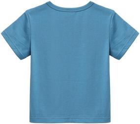 img 3 attached to deesdail Children's Boys' T-Shirt: Round Neck, Printed Pattern, Short Sleeve, 1-7 Years Old