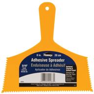 🟡 hardwood flooring adhesive spreader with yellow tint логотип