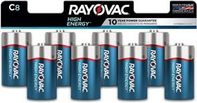 img 4 attached to 🔋 Power up your Devices with Rayovac C Batteries: Alkaline C Cell Batteries (8 Count)