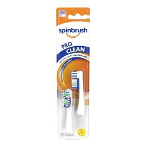 img 3 attached to 🪥 Spinbrush PRO CLEAN Refill, Soft Bristle Replacement Heads - Pack of 2 for Battery Powered Toothbrushes