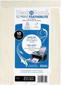 img 1 attached to HeatN Ez Print Featherlite Iron Adhesive 8 5X11