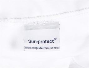 img 1 attached to 🛡️Морские накидки для сидений лодочных кресел Sun-Protect: белый прочный материал защищает капитанское кресло от погодных условий