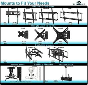 img 1 attached to 📺 Cheetah APTMM2B TV Wall Mount for 20-80" TVs (some up to 90”) – VESA 600 & 165lbs, Fits 16” and 24” Wall Studs, Tilt TV Bracket, 10' Twisted Veins HDMI Cable, 6" 3-Axis