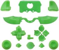 🎮 enhance your gaming experience with green matte abxy dpad triggers full buttons set mod kits for xbox one elite controller logo