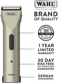 img 1 attached to 🐴 Wahl Professional Arco Equine Horse Cordless Clipper Kit (#8786-800), Champagne, One Size