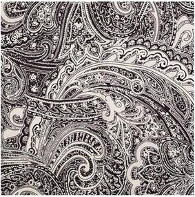 img 1 attached to Exquisite Wild Rag: Stunning Silver & Black Paisley Design