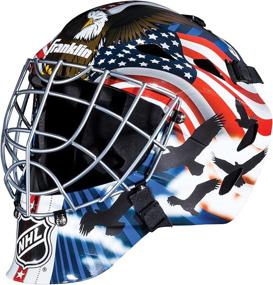 img 4 attached to 🏒 Franklin Sports Youth Hockey Goalie Masks - Ideal Street and Indoor Hockey Goalie Mask for Kids - GFM1500