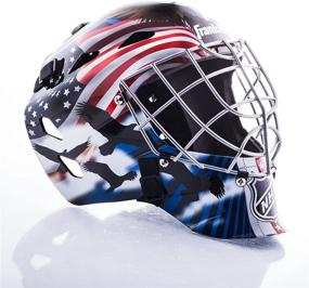 img 1 attached to 🏒 Franklin Sports Youth Hockey Goalie Masks - Ideal Street and Indoor Hockey Goalie Mask for Kids - GFM1500