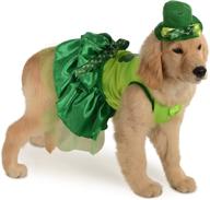 🍀 irish girl pet costume: unleash the luck of the paw-some shamrock style! логотип