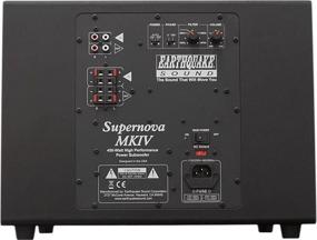 img 3 attached to 🔊 Enhanced Earthquake Sound Supernova MKIV-10 Powered Subwoofer with SLAPS Technology, Sleek Black Ash Finish