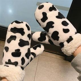 img 2 attached to 🧤 Stay Warm and Adorable with KESYOO Thickened Mittens Animal Hanging