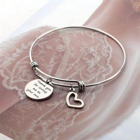 img 2 attached to BAUNA Stepmother Bracelet: Heartfelt Appreciation Gift for Loving Me As Your Own - Perfect Stepmother Gift from Daughter, Mother-in-Law Jewelry