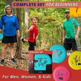 img 1 attached to 🥏 PINCKWILL Disc Golf Starter Set of 3: Frisbee Golf, Beginner Pack for Men, Women, and Kids - Outdoor Sport and Game, 3 Color Kit