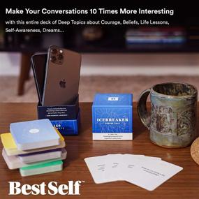 img 2 attached to ❤️ OptimalSEO: BestSelf Co. Conversation Starter Icebreaker Deck ― Empowering Relationships through Engaging, Deeper, and Meaningful Interactions ― 150 Prompts