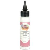 🎨 art institute glitter: designer dries clear adhesive - 2-ounce single pack - top-notch glue for crafting & fashion projects! logo