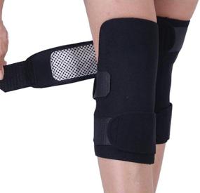 img 1 attached to 🔥 1 Pair Upgraded Adjustable Self-Heating Magnetic Tourmaline Therapy Knee Pads for Unisex, Ideal Knee Support Brace for Arthritis Pain Relief, Joint Health Care Expert