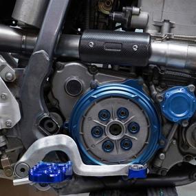 img 3 attached to Прозрачная крышка сцепления NICECNC Blue Engine, совместимая с Suzuki DRZ400 2000-2004 DRZ400E 2000-2007 DRZ400S 2000-2022 DRZ400SM 2005-2022