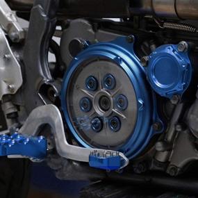 img 2 attached to Прозрачная крышка сцепления NICECNC Blue Engine, совместимая с Suzuki DRZ400 2000-2004 DRZ400E 2000-2007 DRZ400S 2000-2022 DRZ400SM 2005-2022