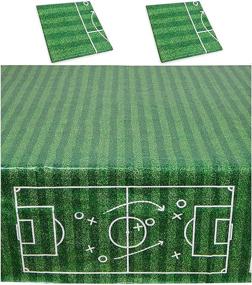 img 4 attached to Soccer Party Plastic Table Covers