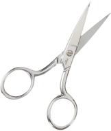 🔪 gingher 4 inch curved embroidery scissors: superior precision for crafting (01-005273) logo