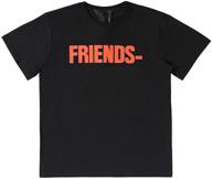 футболка с надписью «friends» логотип