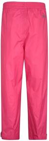 img 2 attached to Mountain Warehouse Pakka Kids Waterproof Rain Pants - Ultimate Protection for Boys & Girls