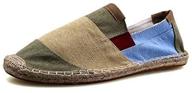 👞 men's stripe espadrilles driving smoking slipper shoes логотип