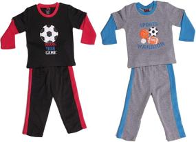 img 3 attached to 🔥 At The Buzzer Boys 2-Piece Fleece Set Bundle (Pack of 2)