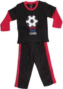 img 2 attached to 🔥 At The Buzzer Boys 2-Piece Fleece Set Bundle (Pack of 2)