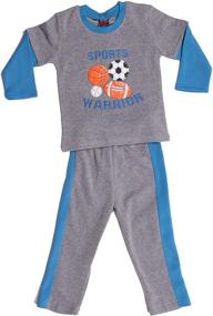 img 1 attached to 🔥 At The Buzzer Boys 2-Piece Fleece Set Bundle (Pack of 2)