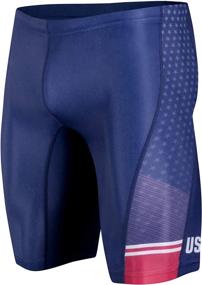 img 4 attached to Synergy Mens Jammer Black Large Sports & Fitness for Water Sports