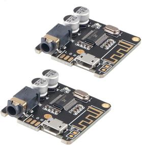 img 4 attached to MakerHawk Bluetooth Audio Receiver Board – BT 🔊 5.0 Stereo Amplifier for DIY with Car Speaker Support (2pcs)