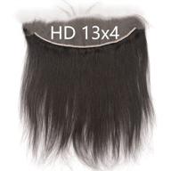 💇 g ghair 13x4 hd лейсовый фронтал 100% натуральные волосы прямые бразильские волосы 12a - премиум швейцарский лейсовый фронтал, 16 дюймов логотип