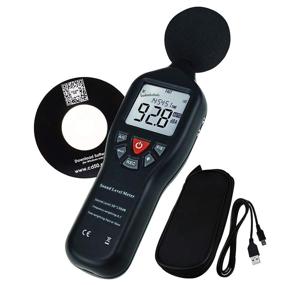 img 4 attached to 🔊 Professional 30DB-130DB Backlight Measuring Instrument: Accurate Sound Level Monitor