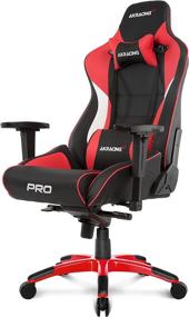 img 3 attached to AKRacing AK RD Masters Series Pro Luxury XL Gaming Chair in Vibrant Red for Ultimate Gaming Experience