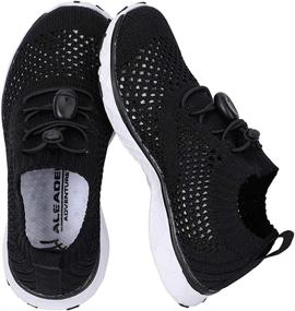 img 4 attached to 🩲 ALEADER Kids' Slip-on Quick Dry Water Shoes (Toddler, Little Kid, Big Kid)