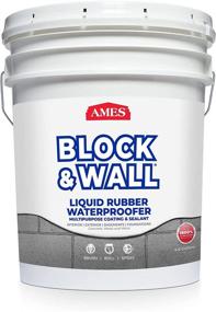 img 3 attached to 🔘 AMES BWRF5 White Liquid Rubber: High-Strength Elastomeric Water Base, 5 Gallon
