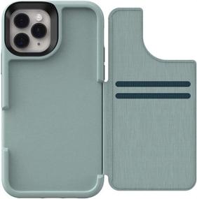 img 3 attached to Water Lily LifeProof FLIP Series Wallet Case for iPhone 11 Pro - Non Retail Packaging - SURF Spray/Dark Jade