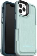 water lily lifeproof flip series wallet case for iphone 11 pro - non retail packaging - surf spray/dark jade logo