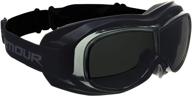 🏍️ men and women bomber motorcycle riding over glasses goggles: ultimate eye protection logo