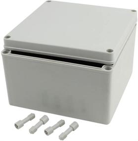 img 4 attached to Uxcell 200Mm Dustproof Junction Enclosure Industrial Electrical for Wiring & Connecting