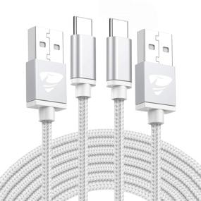 img 4 attached to 🔌 Yosou 6ft 2 Pack Nylon Braided Type C Cable - Fast USB C Charger for Samsung Galaxy, Moto G7, LG Stylo 6, and More!