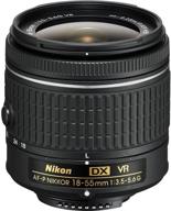 📷 nikon 18-55mm f/3.5-5.6g vr af-p dx nikkor lens - international version (no warranty) - reliable and versatile logo
