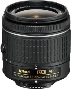 img 1 attached to 📷 Nikon 18-55mm f/3.5-5.6G VR AF-P DX Nikkor Lens - International Version (No Warranty) - Reliable and Versatile