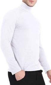 img 3 attached to 🧣 Yostylish Men's Thermal Underwear Set - Soft Long Johns with Fleece Lining, Warm Base Layer Top & Bottom