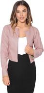 🧥 women's krisp cropped black jacket 4432 blk s - coats, jackets & vests logo