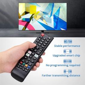 img 2 attached to 📱 YOSUN Remote Control for Samsung 43/50/55/58/65/75 Inch 4K UHD 7 Series Smart LED TV BN59-01315A/D/J - Effortless TV Control