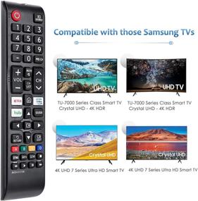 img 3 attached to 📱 YOSUN Remote Control for Samsung 43/50/55/58/65/75 Inch 4K UHD 7 Series Smart LED TV BN59-01315A/D/J - Effortless TV Control